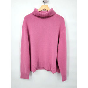 Wilfred Artizia Pink Turtleneck Sweater Pullover Lightweight Large